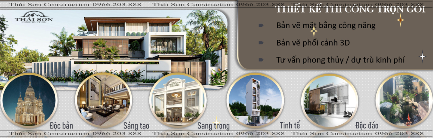 Thi Công Xây Dựng Trọn Gói THÁI SƠN®